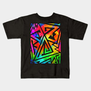 RAINBOW LINES Kids T-Shirt